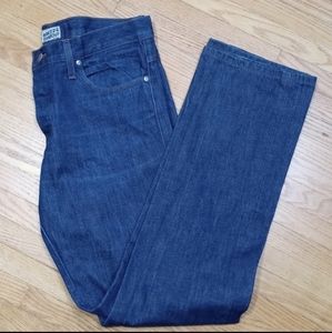 Naked & Famous Straight Leg Raw Jeans